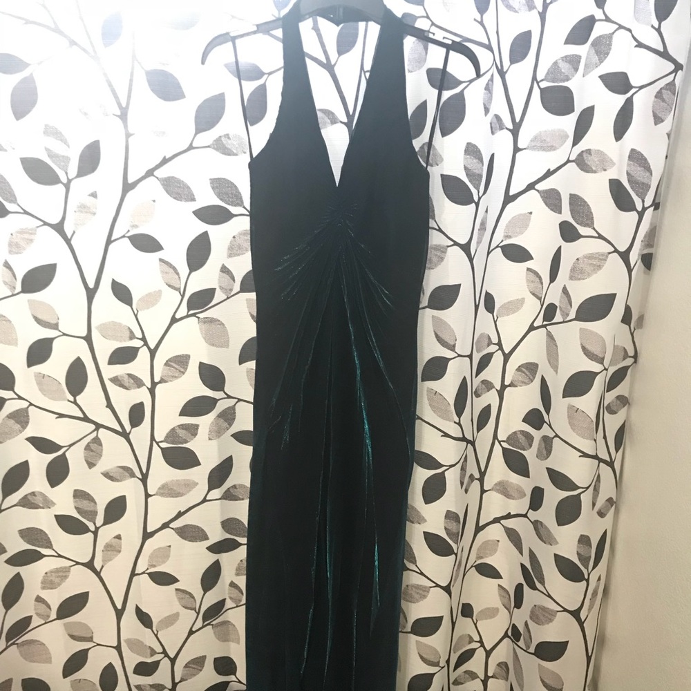 Green glamour dress
